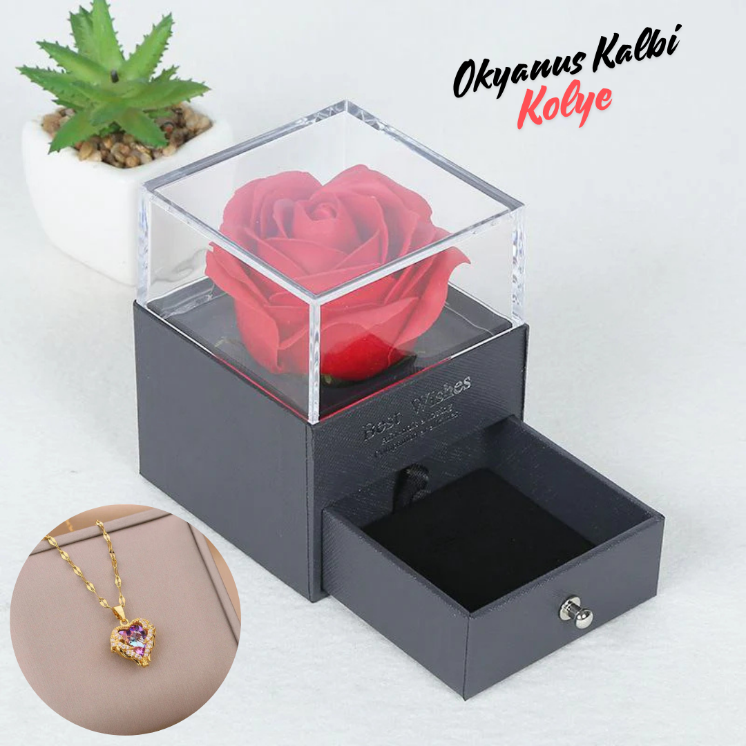 Okyanus Kalbi Kolye – Derin Sevginin ve Zarafetin Simgesi