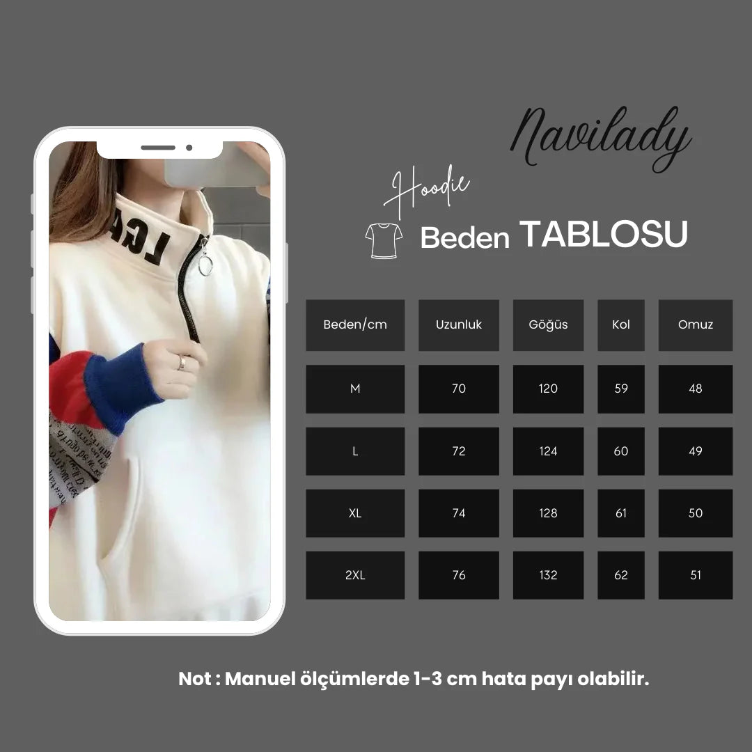 Bahar & Sonbahar Oversize Hoodie – Rahat ve Şık Tasarım