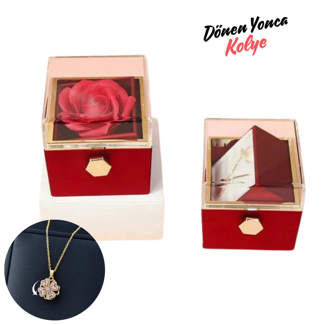 Dönen Yonca Kolye – Şansın ve Zarafetin Simgesi